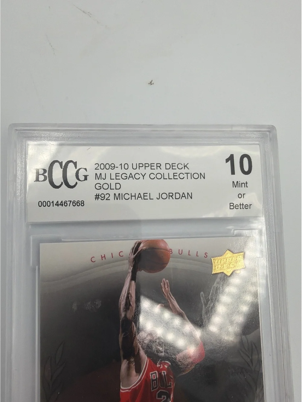 2009-10 Upper Deck MJ Legacy Collection Gold #92 Michael Jordan Basketball Card